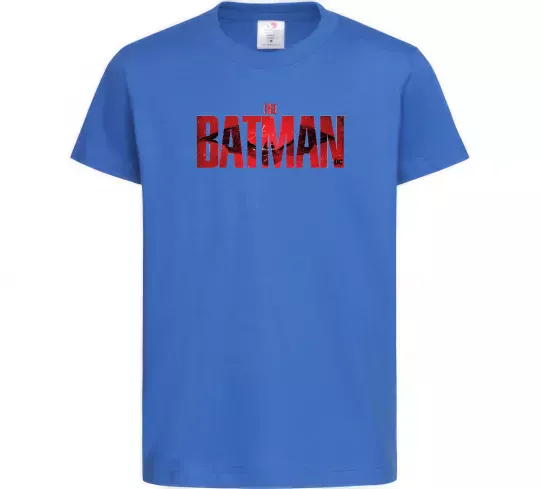 Детская футболка The Batman Ярко-синий фото