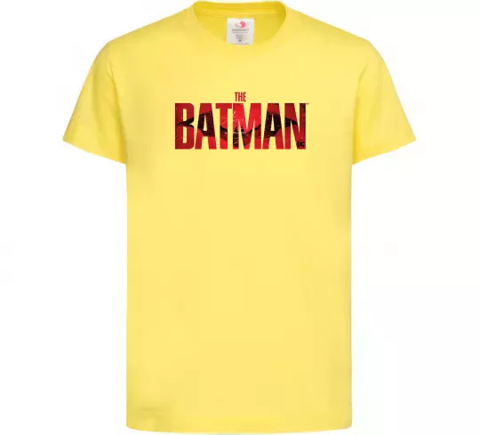 Детская футболка The Batman Лимонный фото