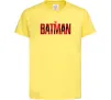 Детская футболка The Batman Лимонный фото