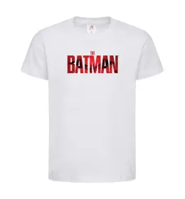 Детская футболка The Batman Белый фото
