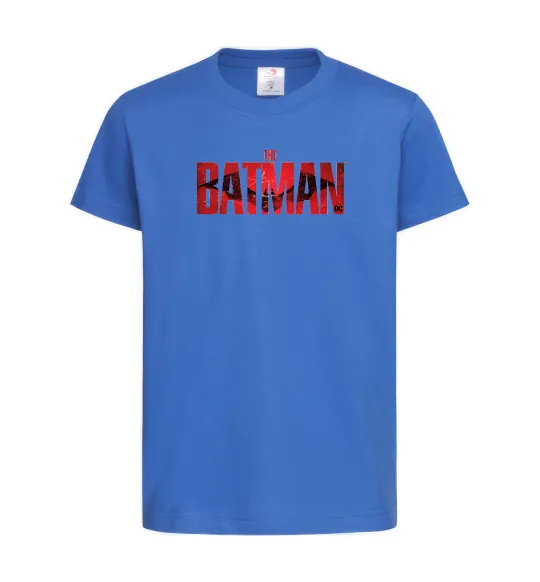 Дитяча футболка The Batman Яскраво-синій фото