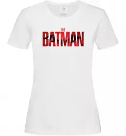 Женская футболка The Batman Белый фото