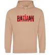 Мужская толстовка (худи) The Batman Песочный фото