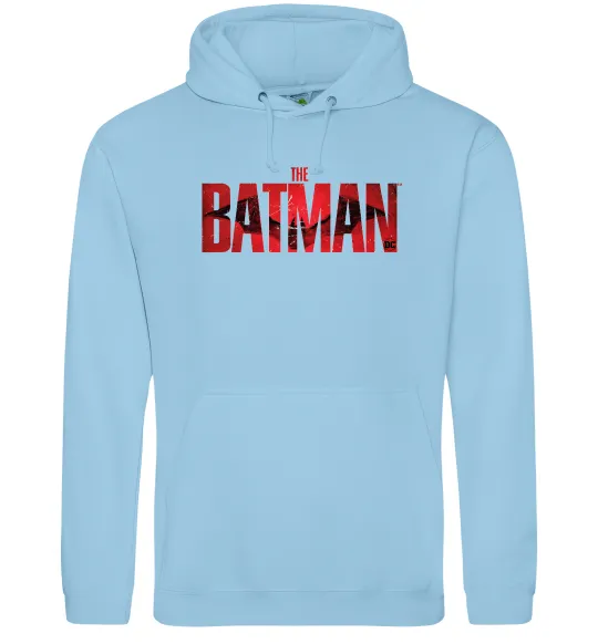 Мужская толстовка (худи) The Batman Голубой фото