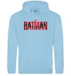 Мужская толстовка (худи) The Batman Голубой фото