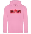 Женская толстовка (худи) The Batman Розовый фото