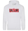 Женская толстовка (худи) The Batman Серый меланж Женская толстовка (худи) The Batman Серый меланж фото