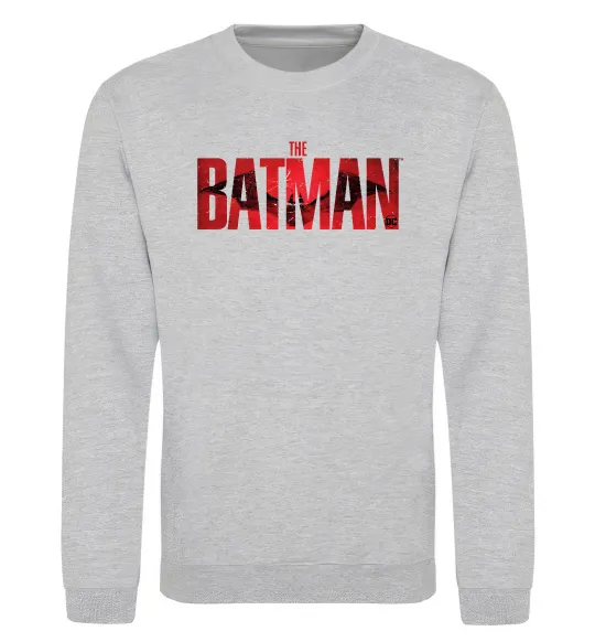 Свитшот The Batman Серый меланж фото