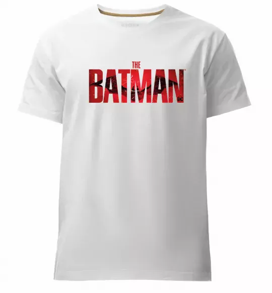 Мужская премиум футболка The Batman Белый фото