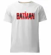 Мужская премиум футболка The Batman Белый фото