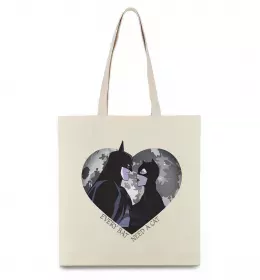 Эко-сумка Every bat need a cat Бежевый фото