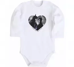 Детский боди Every bat need a cat Белый фото