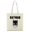 Эко-сумка Batman head Бежевый фото