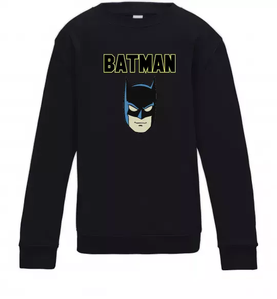 Детский Свитшот Batman head Черный фото