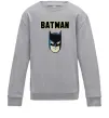 Детский Свитшот Batman head Серый меланж фото