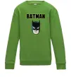 Детский Свитшот Batman head Лаймовый фото