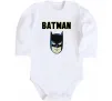 Детский боди Batman head Белый фото