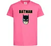 Детская футболка Batman head Ярко-розовый Детская футболка Batman head Ярко-розовый фото