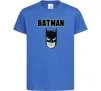 Детская футболка Batman head Ярко-синий Детская футболка Batman head Ярко-синий фото