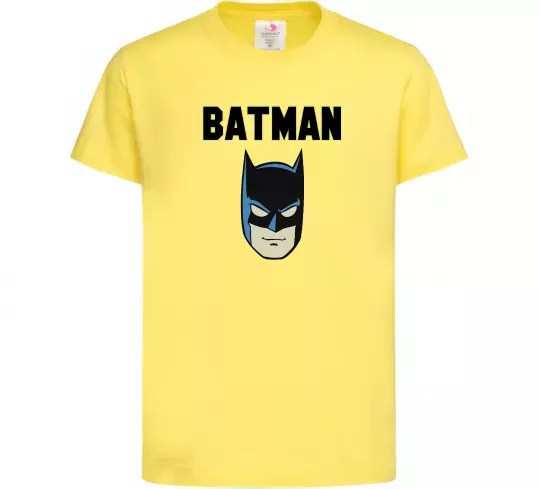 Детская футболка Batman head Лимонный фото