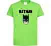Детская футболка Batman head Лаймовый Детская футболка Batman head Лаймовый фото