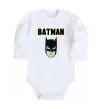 Детский боди Batman head Белый фото