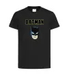 Дитяча футболка Batman head Чорний фото