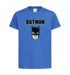 Дитяча футболка Batman head Яскраво-синій фото