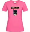 Женская футболка Batman head Ярко-розовый Женская футболка Batman head Ярко-розовый фото
