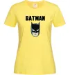 Женская футболка Batman head Лимонный Женская футболка Batman head Лимонный фото