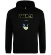 Мужская толстовка (худи) Batman head Черный фото