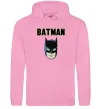 Женская толстовка (худи) Batman head Розовый фото