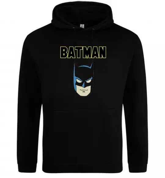 Женская толстовка (худи) Batman head Черный фото