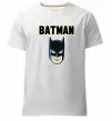 Чоловіча преміум футболка Batman head Білий фото