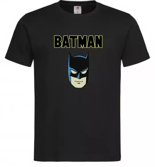 Мужская футболка Batman head Черный фото