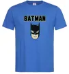 Мужская футболка Batman head Ярко-синий фото
