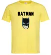 Мужская футболка Batman head Лимонный фото