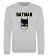 Світшот Batman head Сірий меланж фото