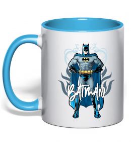 Чашка с цветной ручкой Batman повний зріст