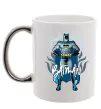 Чашка с цветной ручкой Batman повний зріст Серебро фото