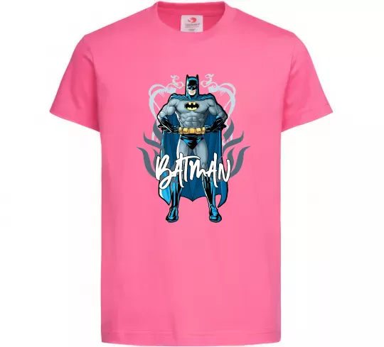 Детская футболка Batman повний зріст Ярко-розовый фото