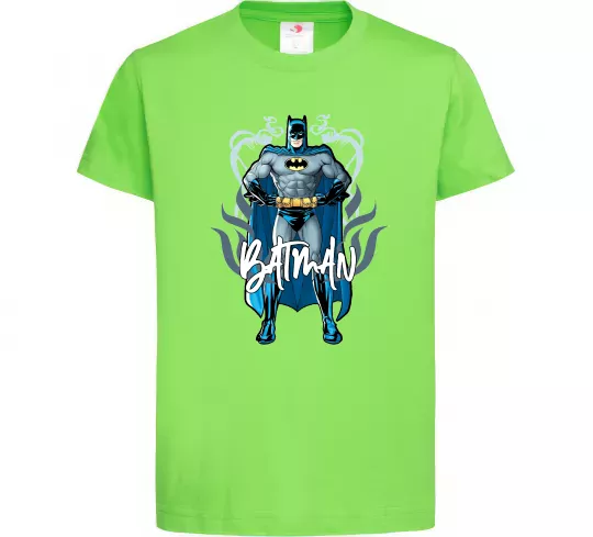 Детская футболка Batman повний зріст Лаймовый фото