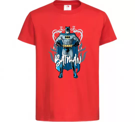 Детская футболка Batman повний зріст Красный фото