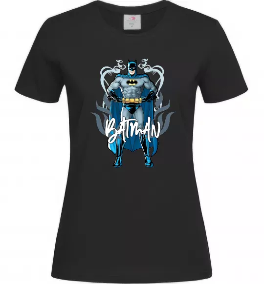 Женская футболка Batman повний зріст Черный фото
