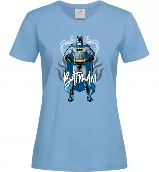 Женская футболка Batman повний зріст Голубой фото