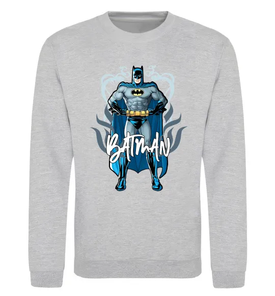Свитшот Batman повний зріст Серый меланж фото