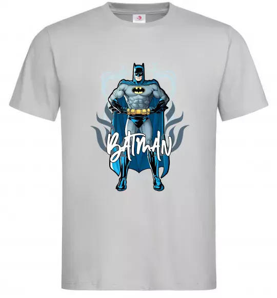 Чоловіча футболка Batman повний зріст Сірий фото