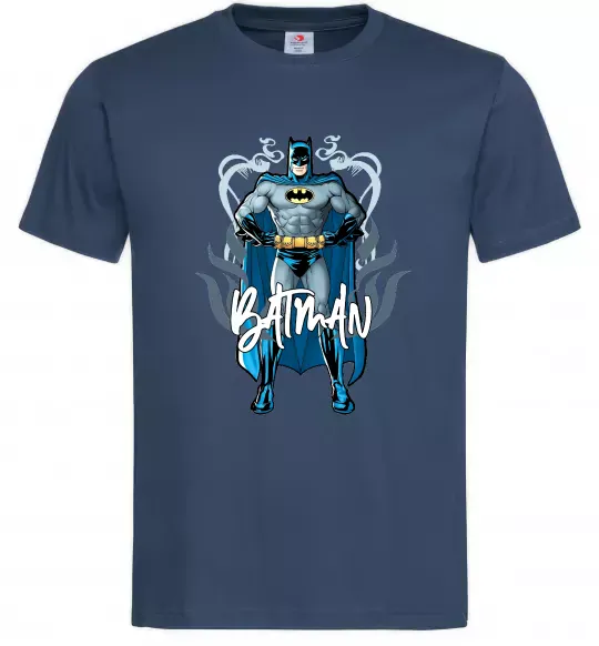 Чоловіча футболка Batman повний зріст Темно-синій фото