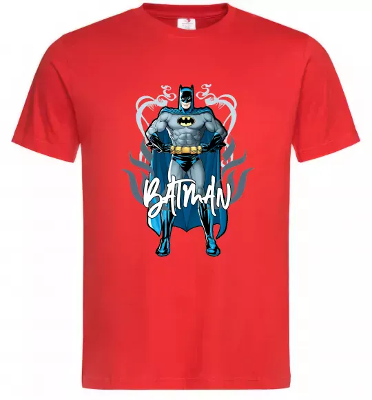 Чоловіча футболка Batman повний зріст Червоний фото