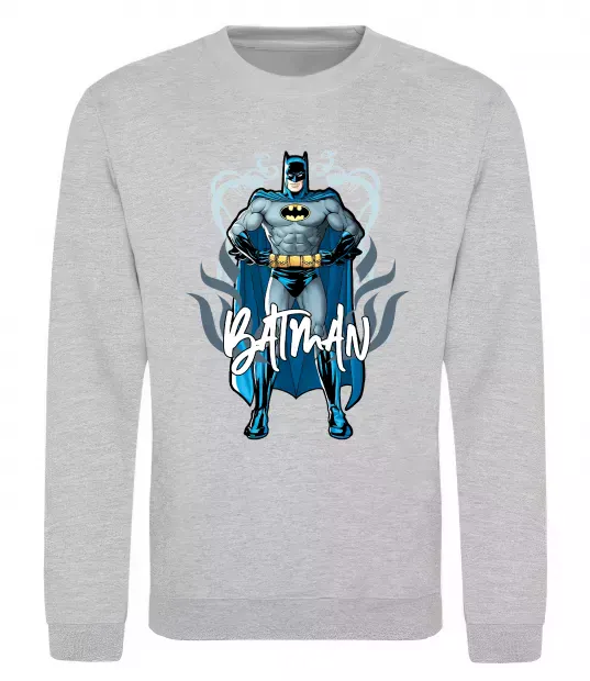 Світшот Batman повний зріст Сірий меланж фото